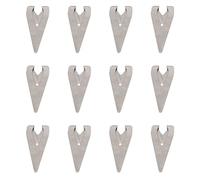AUTSUPPL 12pcs Metal Bookmark Clip Handbook Tab Clip Decorative Vintage Label Clamp School Office Supplies Book Holder Stationery