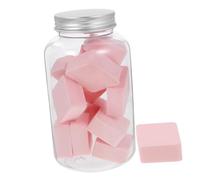 AUTSUPPL 12pcs Powder Puff Face Diamond Shape Beauty Sponges Exfoliating Cleansing Sponge Safe Healthy for Face for Travel Random Color