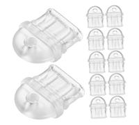 AUTSUPPL 12pcs Small Transparent Type-c Port Grime Plugs Protective PVC Dust Plugs for Phones Easy to Insert and Remove Preventing Charging Port Damage and Ensuring Stable Connection