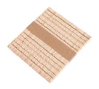 AUTSUPPL 150PCS Burlywood Sawtooth Wooden Craft Sticks DIY Handmade Materials for Decoration Kindergarten Group Activities Classroom Projects Party Use
