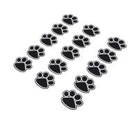 AUTSUPPL 15Pcs Paw-Shaped Embroidered Patches for Clothes DIY Repair Decoration Sew and Iron Accessories for Jeans Jackets Backpacks Easy to Use Clothing Patches
