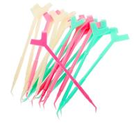 AUTSUPPL 18pcs Eyelash Lifting Brushes with Y-shaped Eyelash Lift Sticks for Professional Grafting and Perming Comfortable Long Handle Design Smooth Surface Tools and Separation