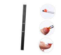 AUTSUPPL 1pcs Nail Art Dotting Pen Dual-ended Creative Tool for Nail Designs for Fine Details Patterns and Flowers Black Gel Brush for Professional and Home Use