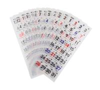 AUTSUPPL 1set Date Stickers for Planners Easy Peel Daily Calendar Labels Days Date Stickers for Journals Organization No Residue Removal