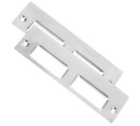 AUTSUPPL 2 Sets Door Strike Plate Door Latch Plate Replacement Parts for Interior Doors Security Strike for Wooden Door Frame Antique Finish Metal Lock Accessories 13.00 X 3.80 X 0.30 Cm
