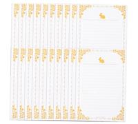 AUTSUPPL 20 Sheets Vintage Style Letter Writing Paper Lined Kraft Paper Retro Stationery for Thank You Notes Poems Invitations and Personal Letters