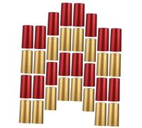 AUTSUPPL 200 pcs Wine Bottle Shrink Wrap Caps Heat-shrinkable Wine Seal Caps Airtight Seal Red and Gold Color