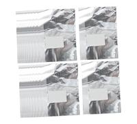 AUTSUPPL 200pcs Nail Foil Wraps with Cotton Pads for Manicure Gel Polish Remover Flexible Nail Foils for Pedicure Cleaning Cotton Cloth Secure Fit