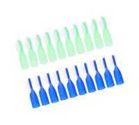AUTSUPPL 20Pcs Mini Toothbrushes with Finger Sleeve Design for Safe Oral Care Correctional Facilities Durable Small Toothbrushes for Psychiatric Wards and High Security Use