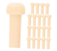 AUTSUPPL 20pcs Mini Wooden Pegs for Crafts Unfinished Wood Axle Pegs for Furniture and Toy Projects Smooth for Easy Painting for Convenient Handling