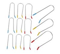 AUTSUPPL 24pcs Hot Curler Clips for Hair Rollers U-shaped Securing Pins for Rollers Replacement for Lost Clips for Home Salon Styling