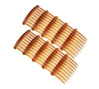 AUTSUPPL 24pcs Plastic Vintage Wave Side Hair Twist Combs with Teeth for Secure Bridal Veil Hold Lightweight Hair Accessories for Fine Thin at Weddings and Special Occasions