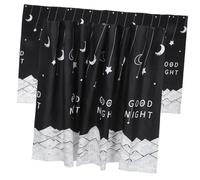 AUTSUPPL 2Pcs Blackout Bunk Bed Curtains for Bedroom Window Privacy Breathable Dustproof Bed Valance Protector for Dorm Rooms
