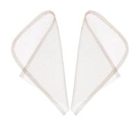 AUTSUPPL 2Pcs Deep Brown 4X4 Lace Net Wig Foundation for Wig Making and Lace Frontal Closure Pieces Hairnet Base Accessories and Frontals