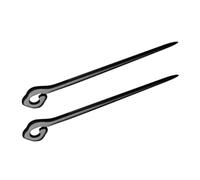 AUTSUPPL 2pcs Ebony Hair Sticks Vintage Chinese Hairpins for Women Headdress Ancient Style Hair Chopsticks for Elegant Buns and Hanfu Accessories