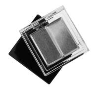AUTSUPPL 2pcs Empty Makeup Palette Portable Eyeshadow Storage Box Dual Palette for Blush Highlighter Korean Diy Cosmetics Organizer
