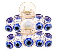 AUTSUPPL 2pcs Evil Eyes Hair Clips Decorative Large Jaw Clips for Thick Grip Comfortable Use for Makeup and Everyday Styles