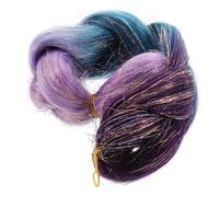 AUTSUPPL 2pcs Expressive Braided Ponytail Extensions Tinsel Hair for Women Natural Look