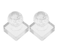 AUTSUPPL 2pcs Eyeshadow Pressing Tool Mold Square Shape Eyeshadow Platen Tool for Cosmetics Pressing Stamp Makeup Application