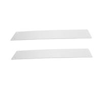 AUTSUPPL 2pcs Fireproof Stainless Steel Door Push Plate Replaceable Metal Kick Plates for Interior and Exterior Doors Easy DIY Installation