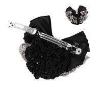 AUTSUPPL 2pcs Hair Bun Cover Clip Professional Hairnet Holders for Elegant Hairstyles at Work to Use Lightweight Design for Uniforms and Corporate Attire