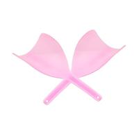 AUTSUPPL 2pcs Hair Dying Face Covers Transparent Hairdressing Shield with Handle Lightweight Facial Protectors for Salon Spray and Makeup Protection