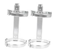 AUTSUPPL 2pcs Heavy Duty Iron Fire Extinguisher Brackets Wall Mount Holders for Trucks Boats Car Fire Extinguisher Hooks Secure No Screw Installation Safety Equipment Stand
