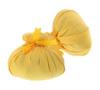 AUTSUPPL 2pcs Herbal Hot Compress Balls Wormwood for Eye and Face Care Soothing Warmth Therapy for Relaxation Portable Massage Pouches for Spa and Home Use