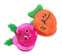 AUTSUPPL 2pcs Mini Vegetable Clips for Girls Cute Carrot Onion Hair Accessories Non- Jaw Hair Clips for Boy Girl Decorative Hairpins for Everyday and Special Occasions