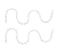 AUTSUPPL 2pcs Moveable Plush Doll Armature Skeleton with 43 Resin Ball Joints 14mm Flexible Plastic Frame for DIY Stuffed Animal Crafting and Doll Body Assembly