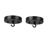 AUTSUPPL 2Pcs Nordic Ceiling Light Suction Plate Resistant Hooks Household Lamp Plate for Bedroom and Living Decor