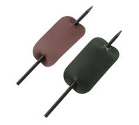 AUTSUPPL 2pcs Pu Leather Hair Band for Women Stylish Bun Cuff Hair Clips for Women Versatile Accessory
