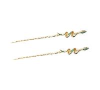 AUTSUPPL 2pcs Snake Hair Sticks Vintage Hair Accessories for Women for Wedding Party Daily Life