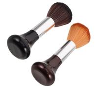 AUTSUPPL 2pcs Soft Bristle Neck Duster Brush for Haircut Cleaning Gentle Barber Face and Neck Hair Sweep Brush Lightweight Professional Hairdressing Tool for Salon and Home Use