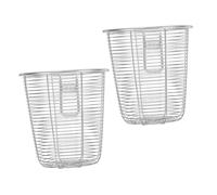 AUTSUPPL 2pcs Stainless Steel Chopstick Holder Hanging Utensil Basket for Kitchen Storage Space-saving Compact Design with Drainage for Forks Spoons Cutlery Dishwasher Safe Organizer
