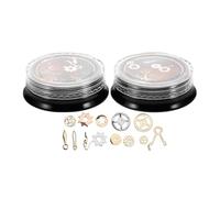 AUTSUPPL 2pcs Steampunk Gear Nail Charms Vintage Alloy Nail Accessories Mechanical Style Decorative Studs Parties Events and DIY Manicure