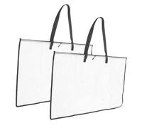 AUTSUPPL 2pcs Sturdy and Art Supply Bag Large Capacity Portfolio Carrying Pouch Poster Storage Bag Folder Zipper Design for Outdoor Sketching