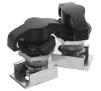 AUTSUPPL 2PCS T-Handle Zinc Alloy Cam Locks with Base for Tool Box and Equipment Cabinets, T-Shaped Latch Lock Suitable for Electric Cabinet Doors and Drawer Replacement