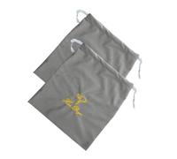 AUTSUPPL 2pcs Travel Hair Dryer Bags Drawstring Organizer Pouch Lightweight Storage for Hair Blower Cosmetics Protective Portable Hairdryer Case Gray