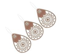 AUTSUPPL 3 Pcs Alloy Needle Threader Sewing Threading Tool Easy to Use Hand Needle Threader for Cross Stitch and DIY Sewing Suitable for People with Poor Eyesight and Elderly