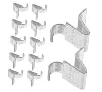 AUTSUPPL 30pcs Metal Shelf Stabilizer Clips for Cabinets Anti-Slip Locking Clips with Heavy-Duty Iron Construction and Wear-Resistant Coating Shelf Holders for File Cabinets Closet
