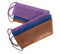 AUTSUPPL 3pcs African Exfoliating Back Scrubbers Shower Towels Premium Body Scrubber Net Dual-Sided Rough Texture for Deep Cleansing and Skin Renewal