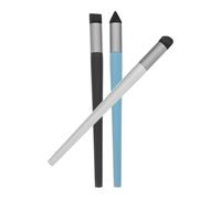AUTSUPPL 3pcs Blending Sponge Brush for Artists Soft Oil Pastel Tools Round Double and Angled Tips Essential Blending and Rubbing Pens for Sketching and Highlighting
