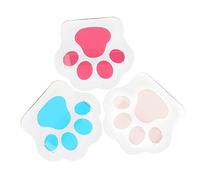 AUTSUPPL 3pcs Cat Claw Makeup Powder Puff Cushion Puff Set with Elastic Band, Synthetic Sponge Material, Gentle on Skin for Makeup Application