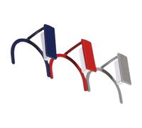 AUTSUPPL 3pcs Cat Eye Nail Magnet for Manicure Art Powerful Magnetic Stones in Red Blue Silver DIY Nail Tools for Salon and Home Use and Easy to Operate Manicure Supplies