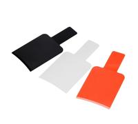 AUTSUPPL 3pcs Hair Dyeing Boards with Ergonomic Arc Handles for Precise Coloring Oil Treatment Dye Application Professional Salon Home Hairdresser Accessories Black White