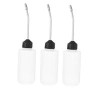 AUTSUPPL 3pcs Sewing Machine Oil Bottles Iron Spout and Cap 120ml Small Oil Dispenser Set for Sewing and Kitchen Use for Precision Lubrication