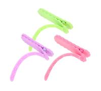 AUTSUPPL 3pcs Silicone Bookmark Clip Firm and Stable Page Holder for Reading Lovers Minimalist Colorful Bookmarks for Men and Women Easy to Use Reading Accessories for Home and Travel