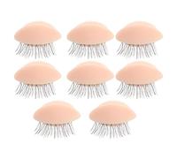 AUTSUPPL 4 Pairs Detachable Eyelash Grafting Practice Mold for Beginners Realistic Eye Shapes for Eyelash Extension Training Chic DIY Mold Set