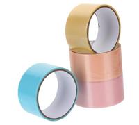 AUTSUPPL 4 Rolls Colored Sticky Tapes Wide Self-adhesive Decompression Ball Tapes DIY Crafting Stress Relief for Adults